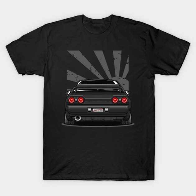 Monster Skyline GT-R R32 (Black Metallic) T-Shirt by Jiooji Project